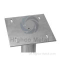 Pedestal de mesa ajustável de aço inoxidável 3